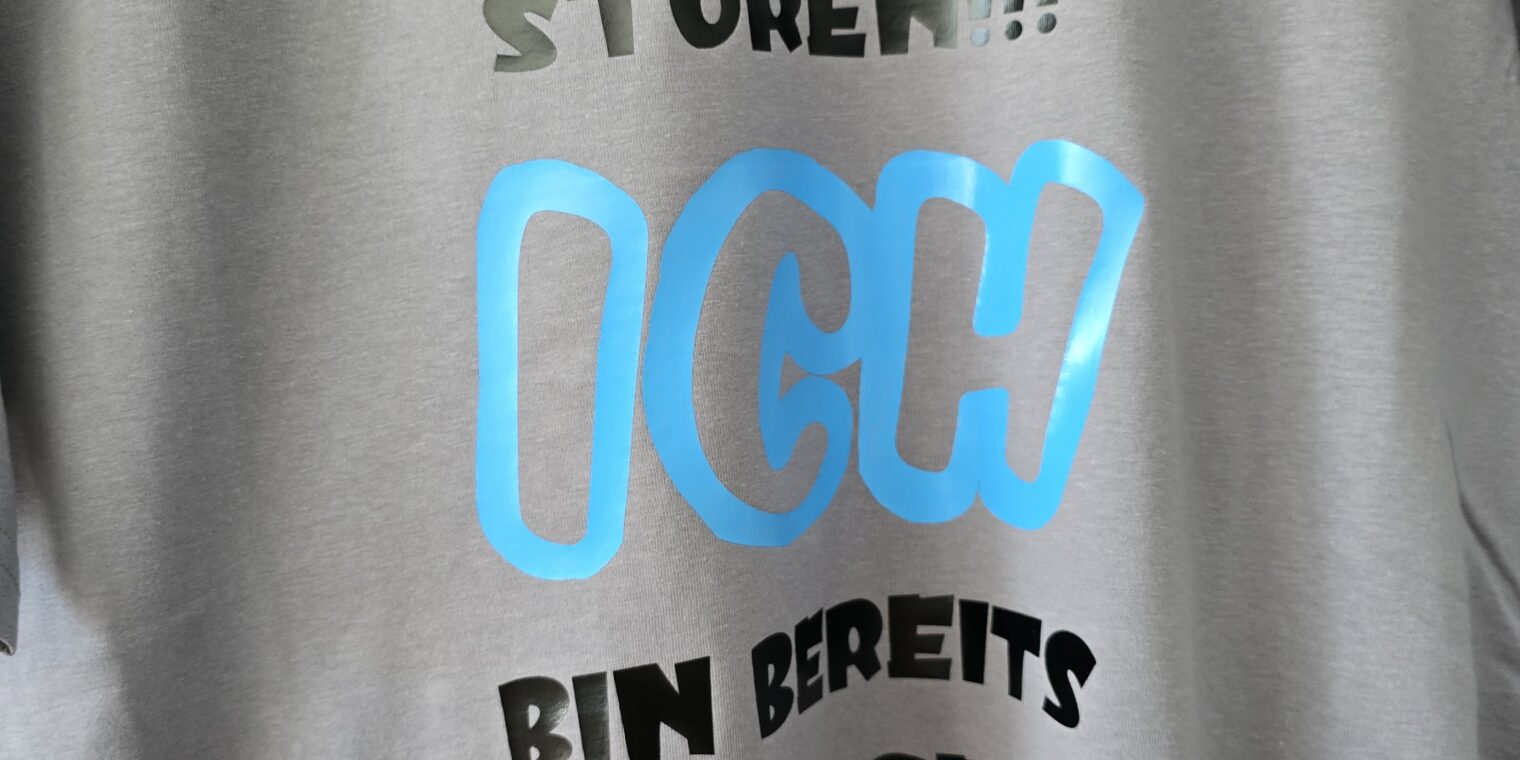 T-Shirt mit Spruch: Bitte nicht stören!!! Ich bin schon gestört genug…