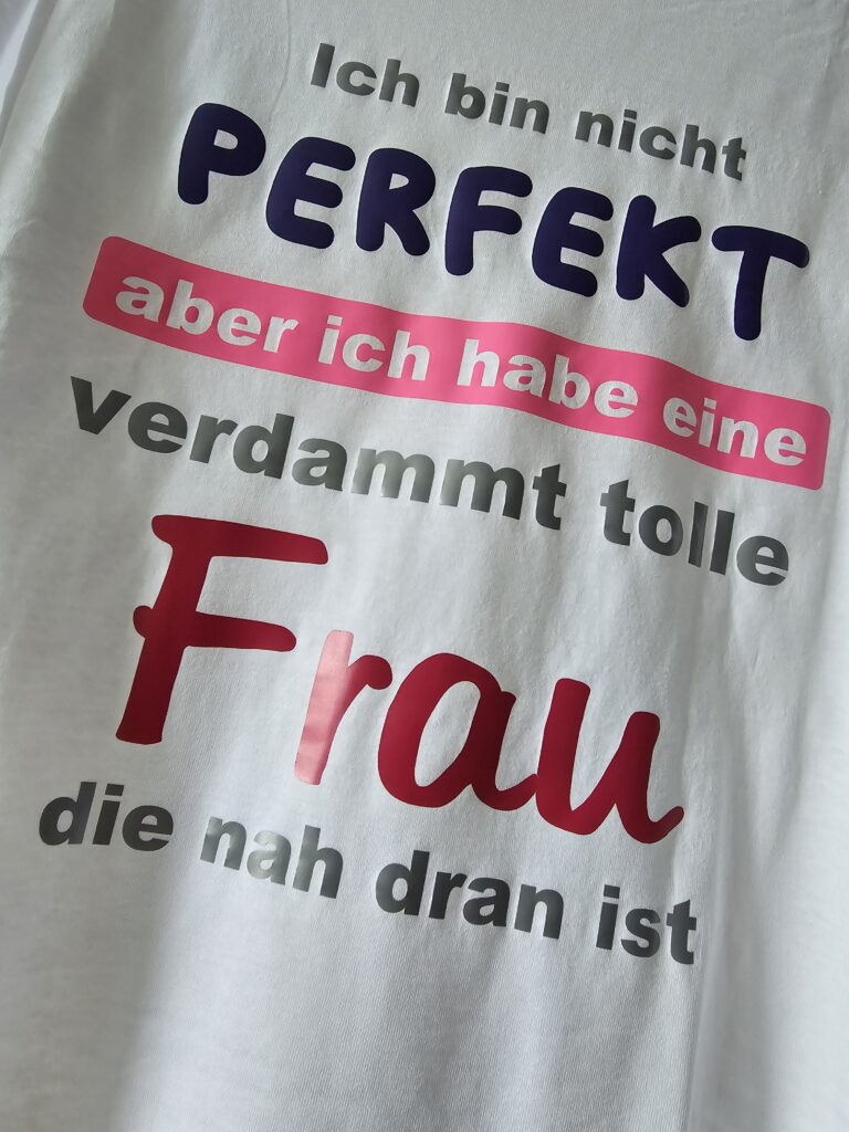 Ich bin nicht PERFEKT