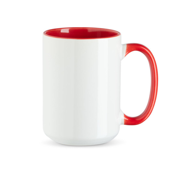 Two Tone Tasse Weiß/Rot