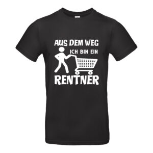 Aus dem Weg ich bin ein Rentner