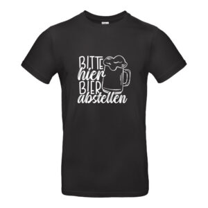 Bitte hier Bier abstellen