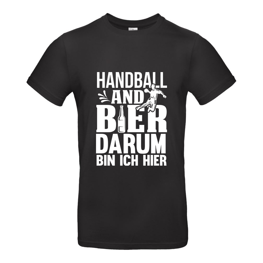 Handball und Bier darum bin ich hier