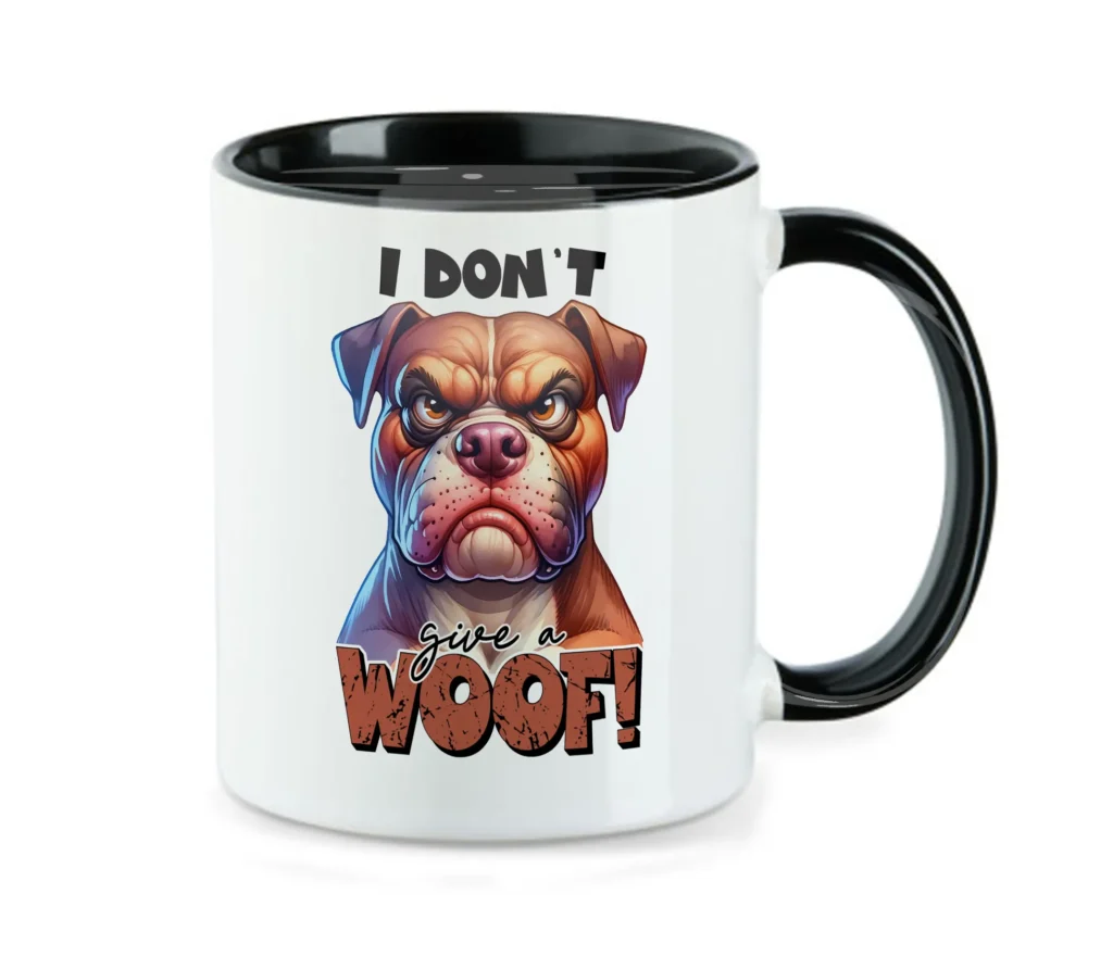 I dont give a Woof - Tasse - 11oz