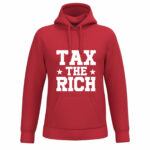 Tax the Rich #001 - Hoodie - Rot-Weiß