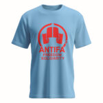 Antifa - Freedom Solitarity - Blue-Rot