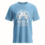 Antifa - Freedom Solitarity - Blue-Weiß