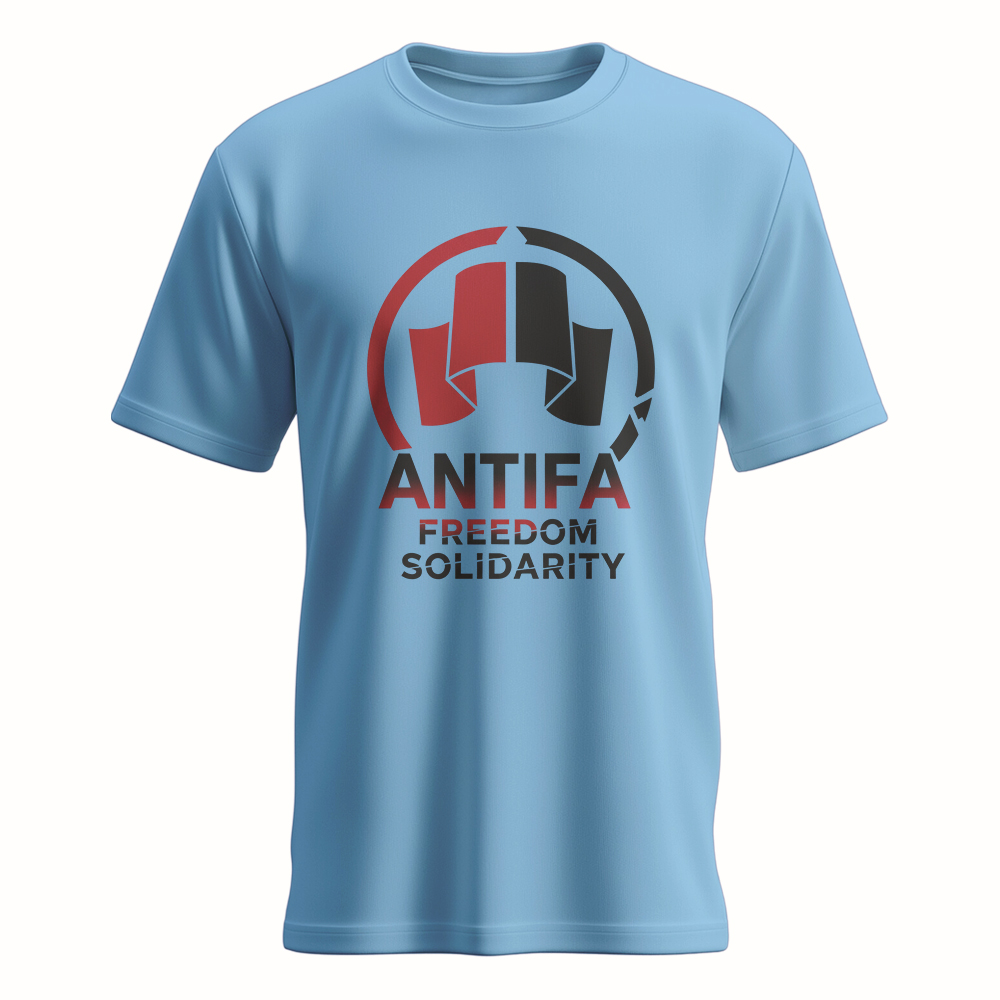 Antifa - Freedom Solitarity - Blue