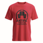 Antifa - Freedom Solitarity - Rot-Schwarz