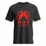 Antifa - Freedom Solitarity - Schwarz-Rot