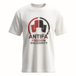 Antifa - Freedom Solitarity - Weiß